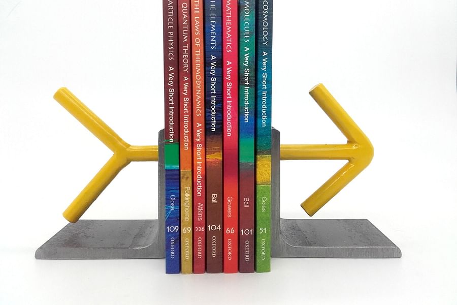 quirky colorful bookends