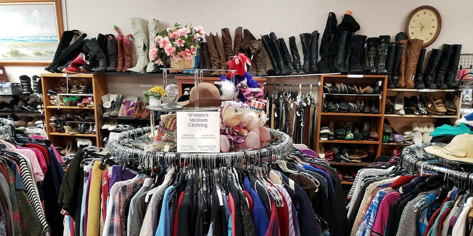 A vintage thrift store in Denver filled with unique second-hand items