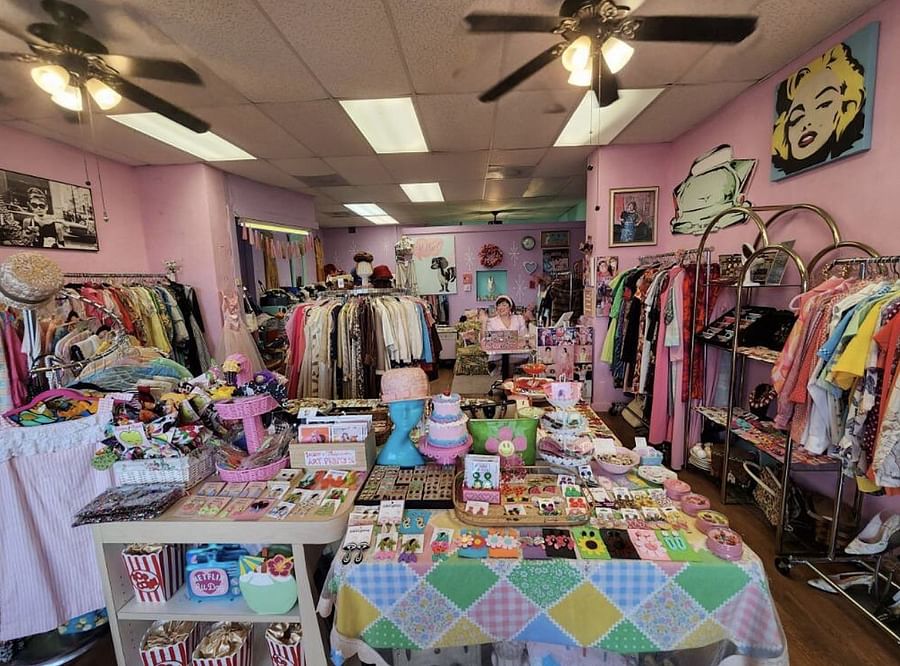 thrift shopping fashion finds in San Antonio