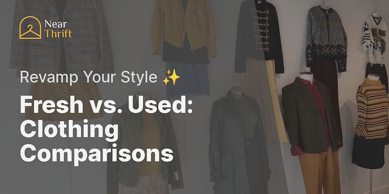 Fresh vs. Used: Clothing Comparisons - Revamp Your Style ✨