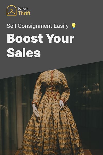 Boost Your Sales - Sell Consignment Easily 💡