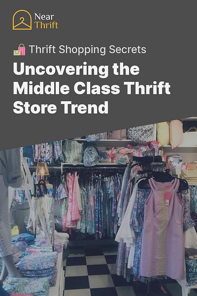Uncovering the Middle Class Thrift Store Trend - 🛍️ Thrift Shopping Secrets